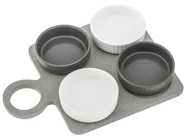 Antipastiera VILLA ALTACHIARA Quadra 4 Ciotole Yin & Yang