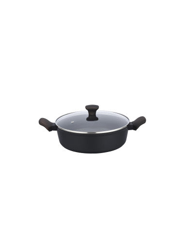 Casseruola Forgiata Shuttle Antiaderente in Ceramica con Coperchio in Vetro – Brandani