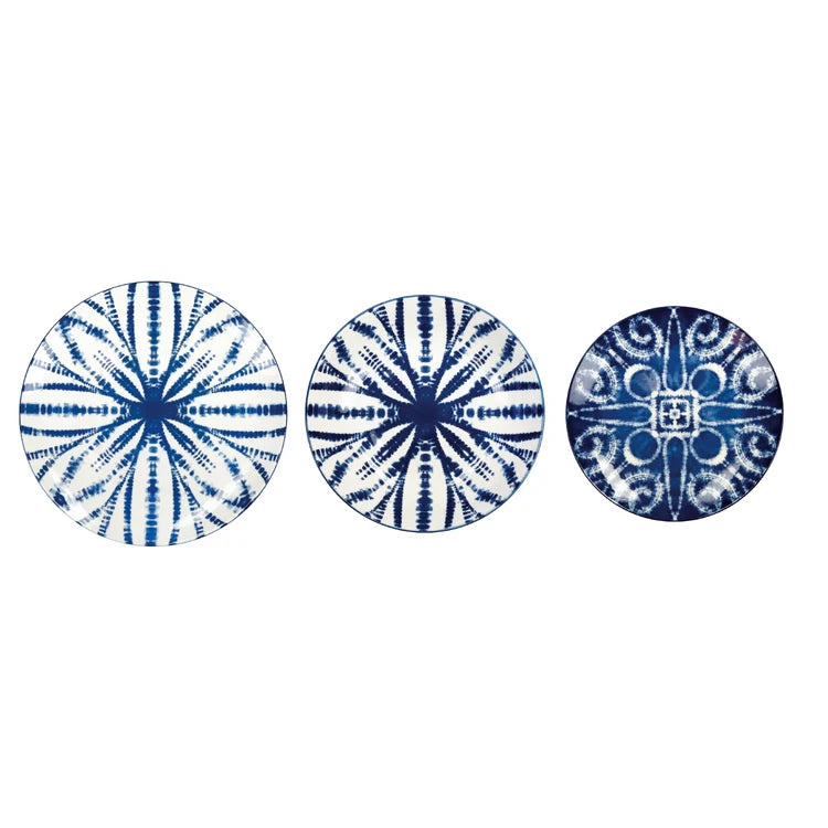 Servizio Piatti 18 Pezzi Batik Blu – Brandani
