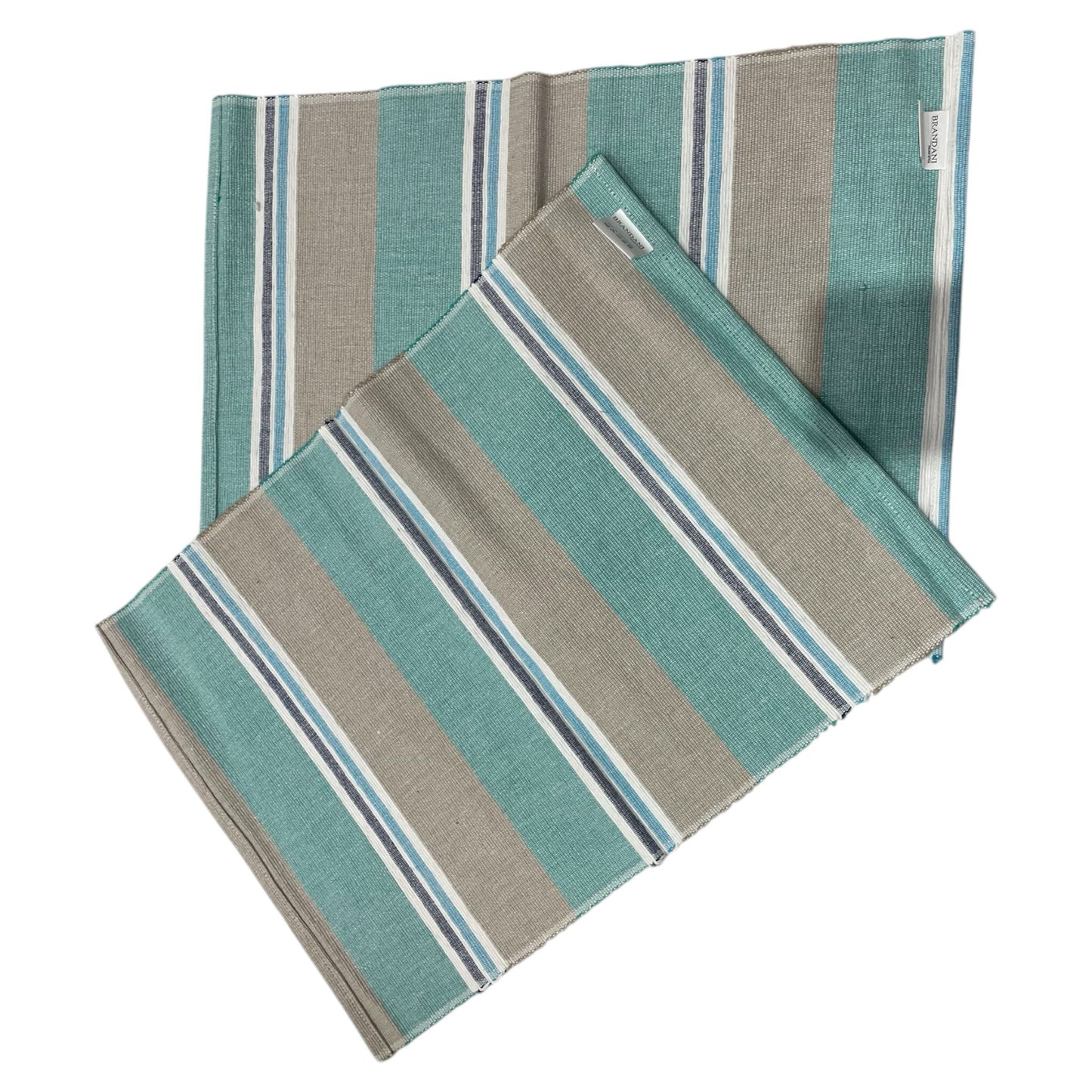 Tovaglietta Colazione BRANDANI set 2 pezzi Sottopiatto 33x48 100% cotone