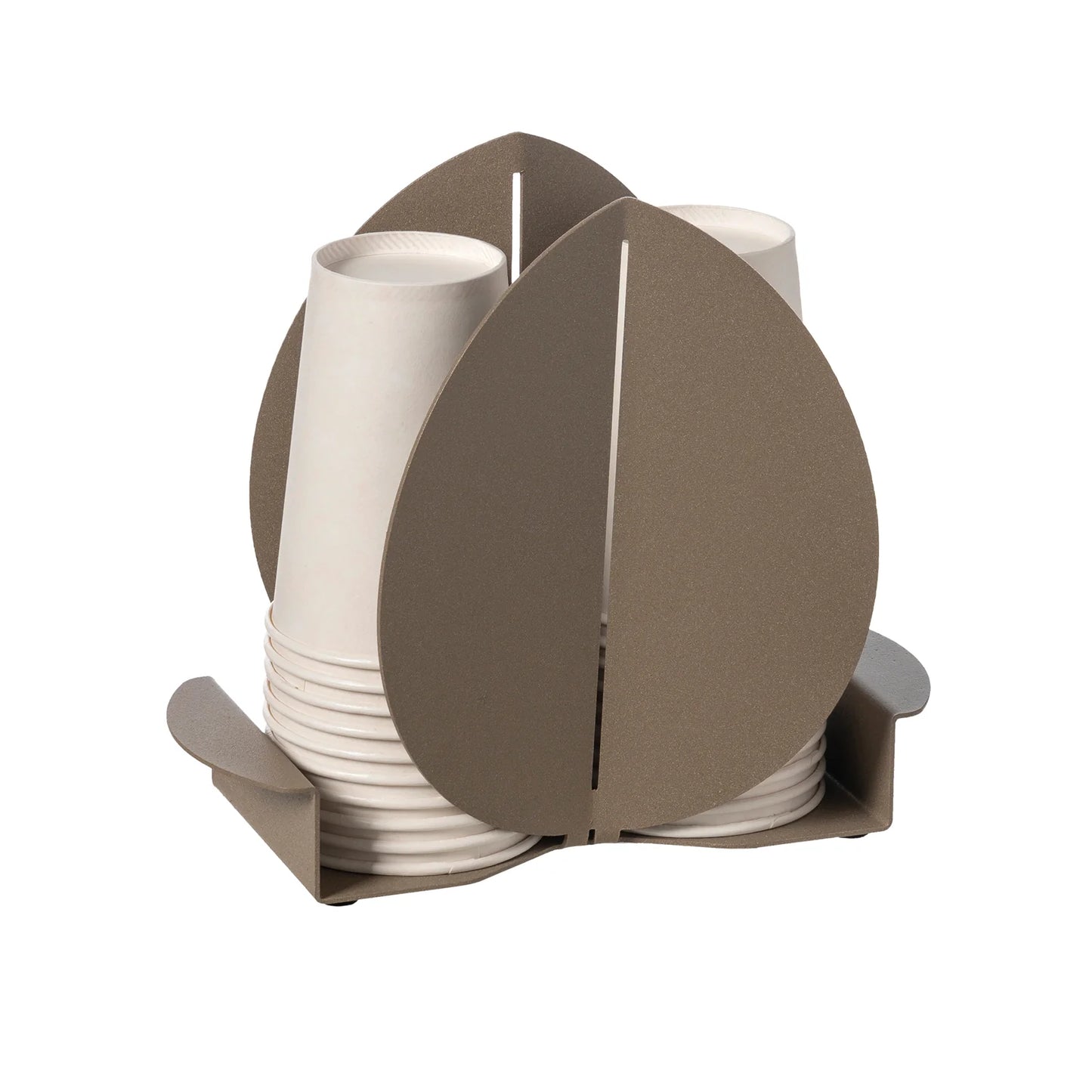 Porta Bicchieri Ficus Beige/Tortora Arti e Mestieri