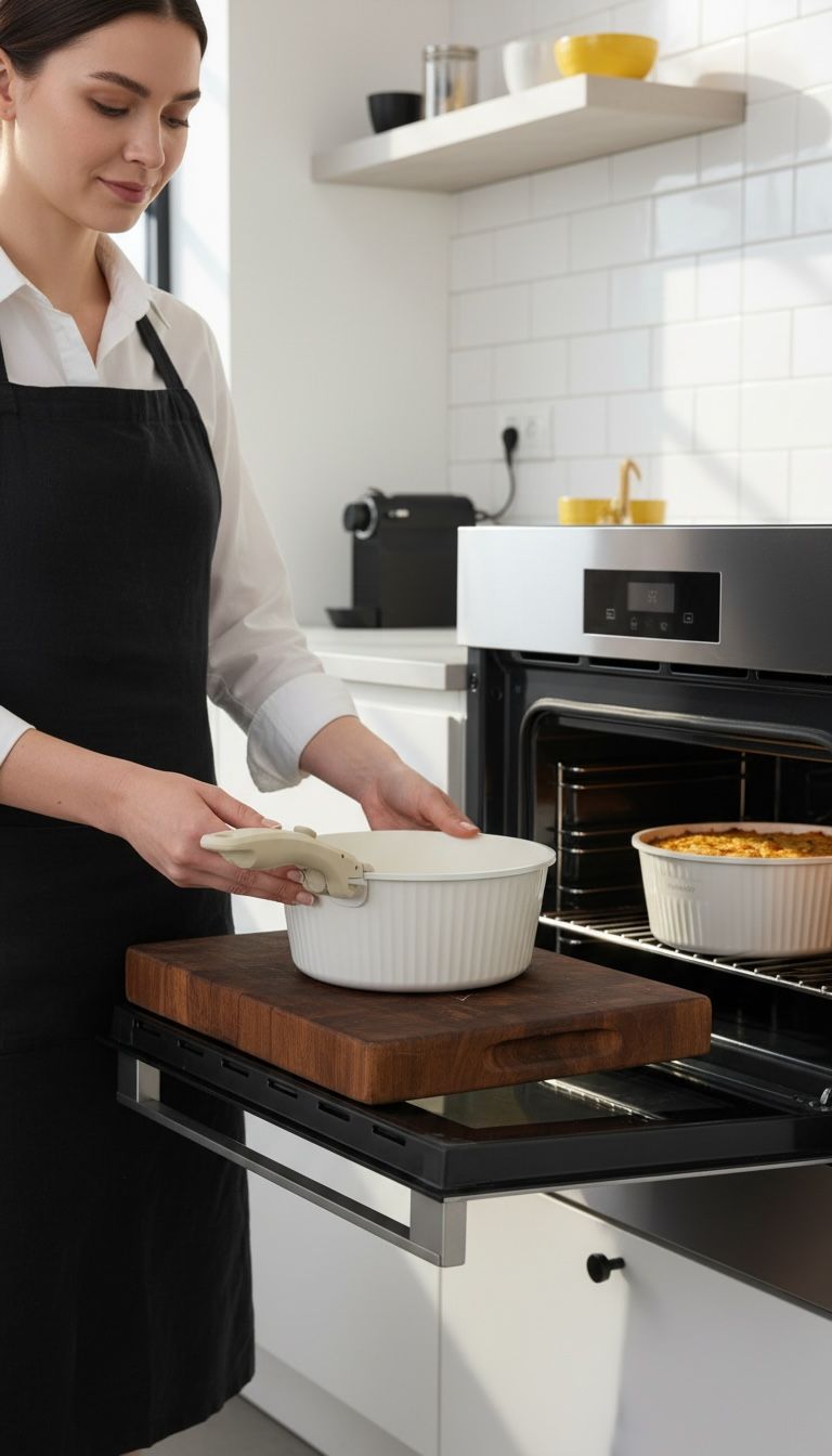 Smart set 8 pezzi BRANDANI Padelle coperchi e Manici ALLUMINIO/VETRO TEMPRATO/SILICONE