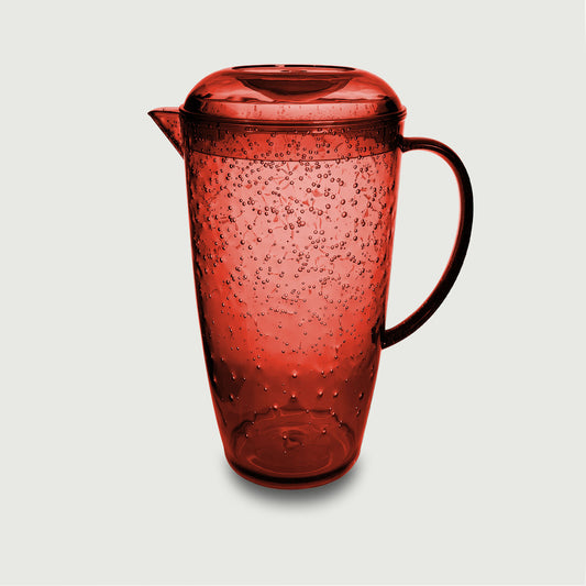 CARAFFA VERDE BUBBLES 14XH25 CM Plastica plp