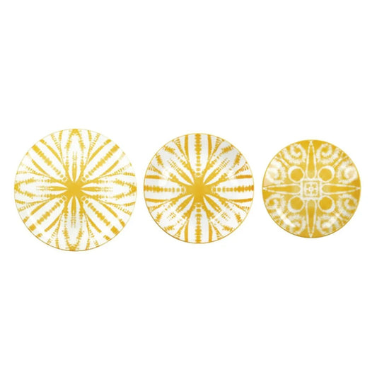 Servizio Piatti 18 Pezzi Batik Giallo – Brandani