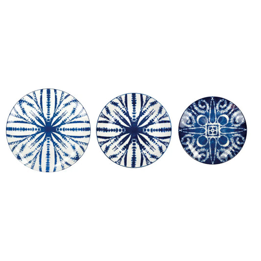 Servizio Piatti 18 Pezzi Batik Blu – Brandani