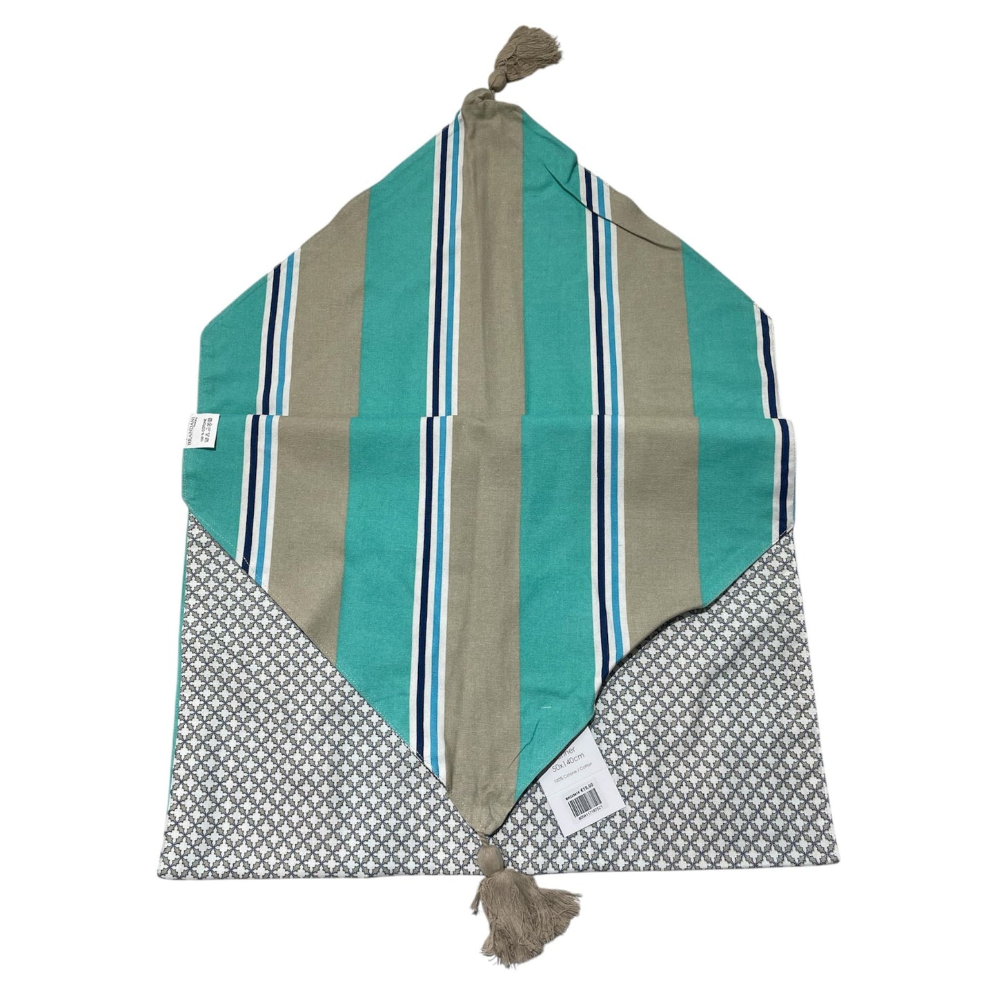 Striscia Runner Double Face  50x140 BRANDANI 100% Cotone