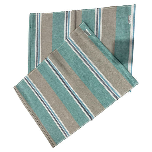 Tovaglietta Colazione BRANDANI set 2 pezzi Sottopiatto 33x48 100% cotone
