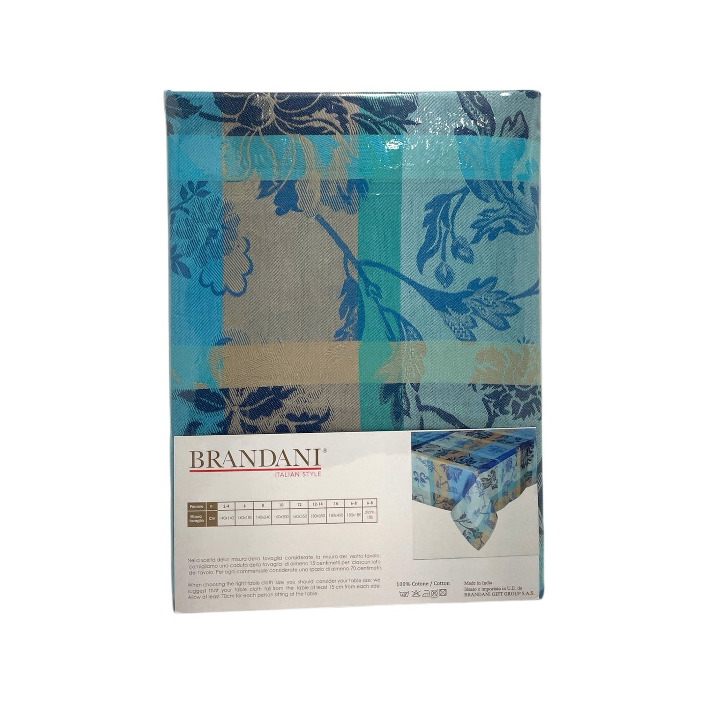 Tovaglia rettangolare BRANDANI 100% Cotone