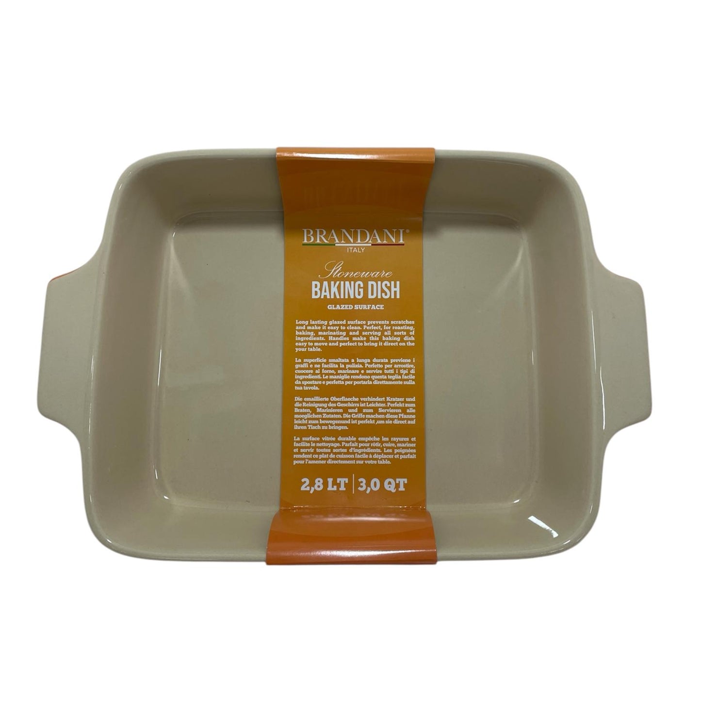 Pirofila da Forno in Porcellana BRANDANI 33x23 Baking Dish