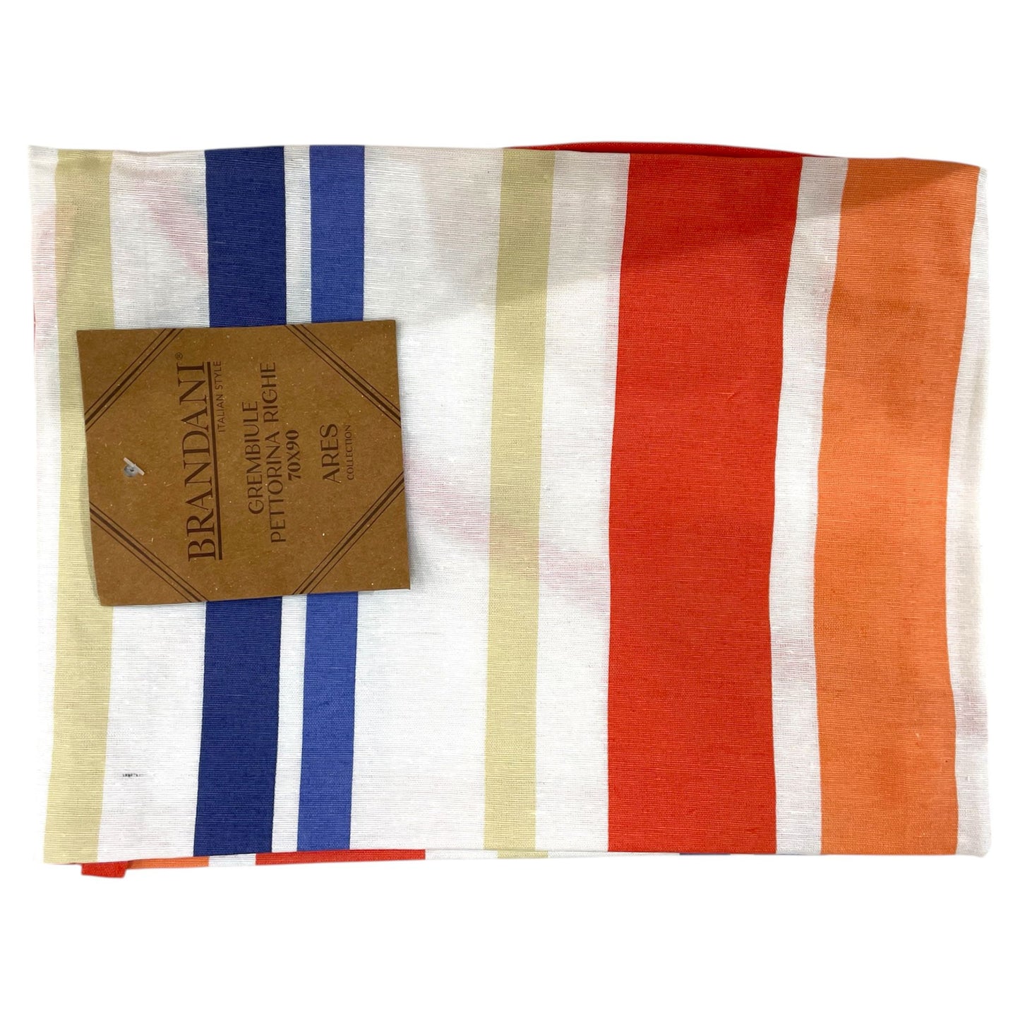 Grembiule in cotone 70x90 Pettorina righe BRANDANI