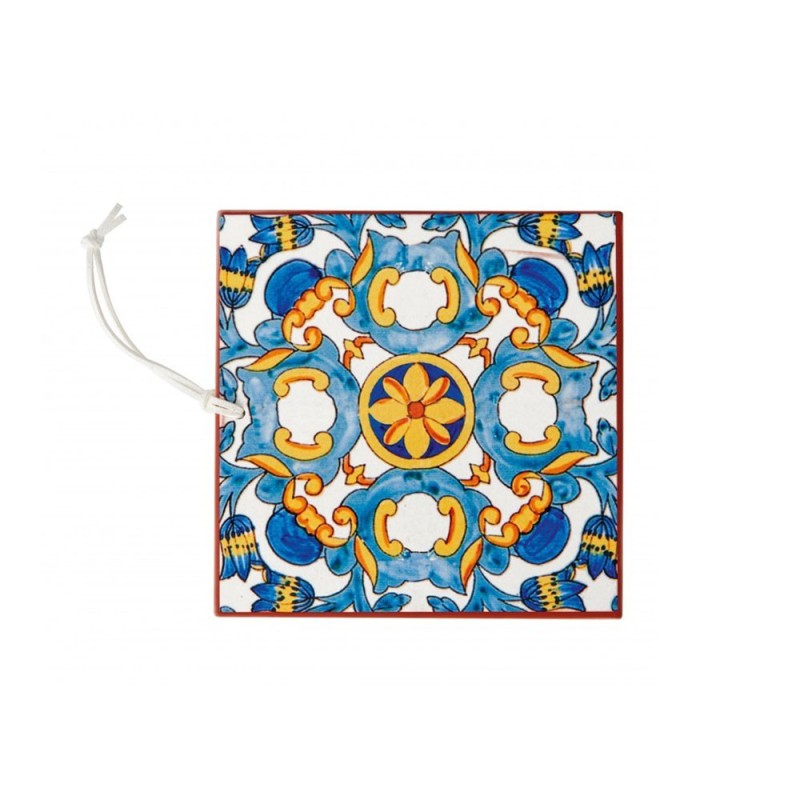 BRANDANI Set 2 Sottopentola Medicea in Ceramica e Sughero - 16cm, Design Elegante Tavola e Cucina