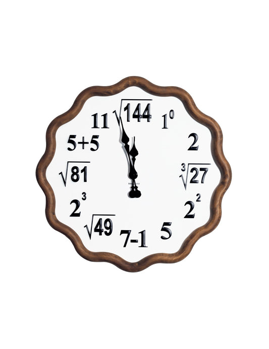 OROLOGIO ALGEBRA METAL/LEGNO BRANDANI