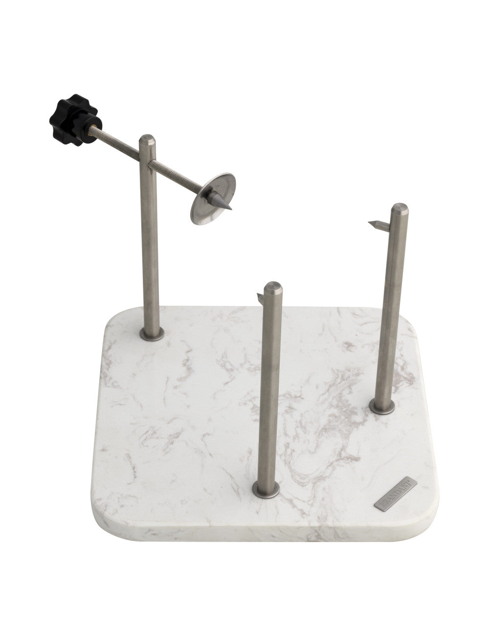 PORTAPROSCIUTTO INOX C/BASE IN QUARZITE BRANDANI
