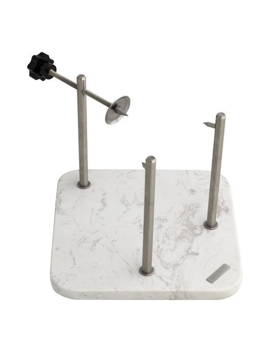 PORTAPROSCIUTTO INOX C/BASE IN QUARZITE BRANDANI