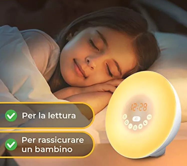 Radiosveglia dolce buongiornoo BRANDANI Cromoterapia risveglio Zen