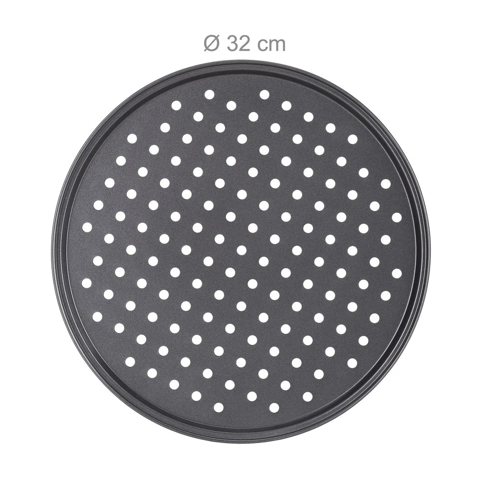 Teglia Pizza Forata Rotonda Antiaderente 32cm Zenker