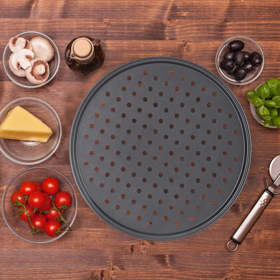 Teglia Pizza Rotonda Forata Antiaderente 36cm Zenker