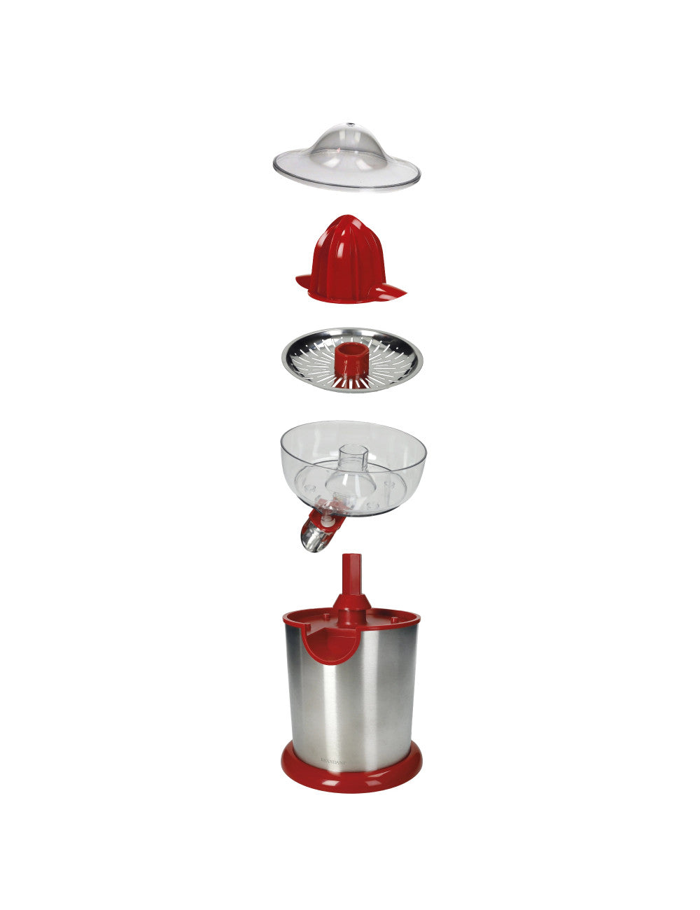 SPREMIAGRUMI ELETTRICO 1950 ROSSO AS/ABS/INOX BRANDANI