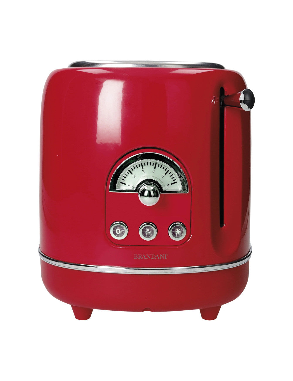 TOSTAPANE 1950 ROSSO ABS/INOX BRANDANI