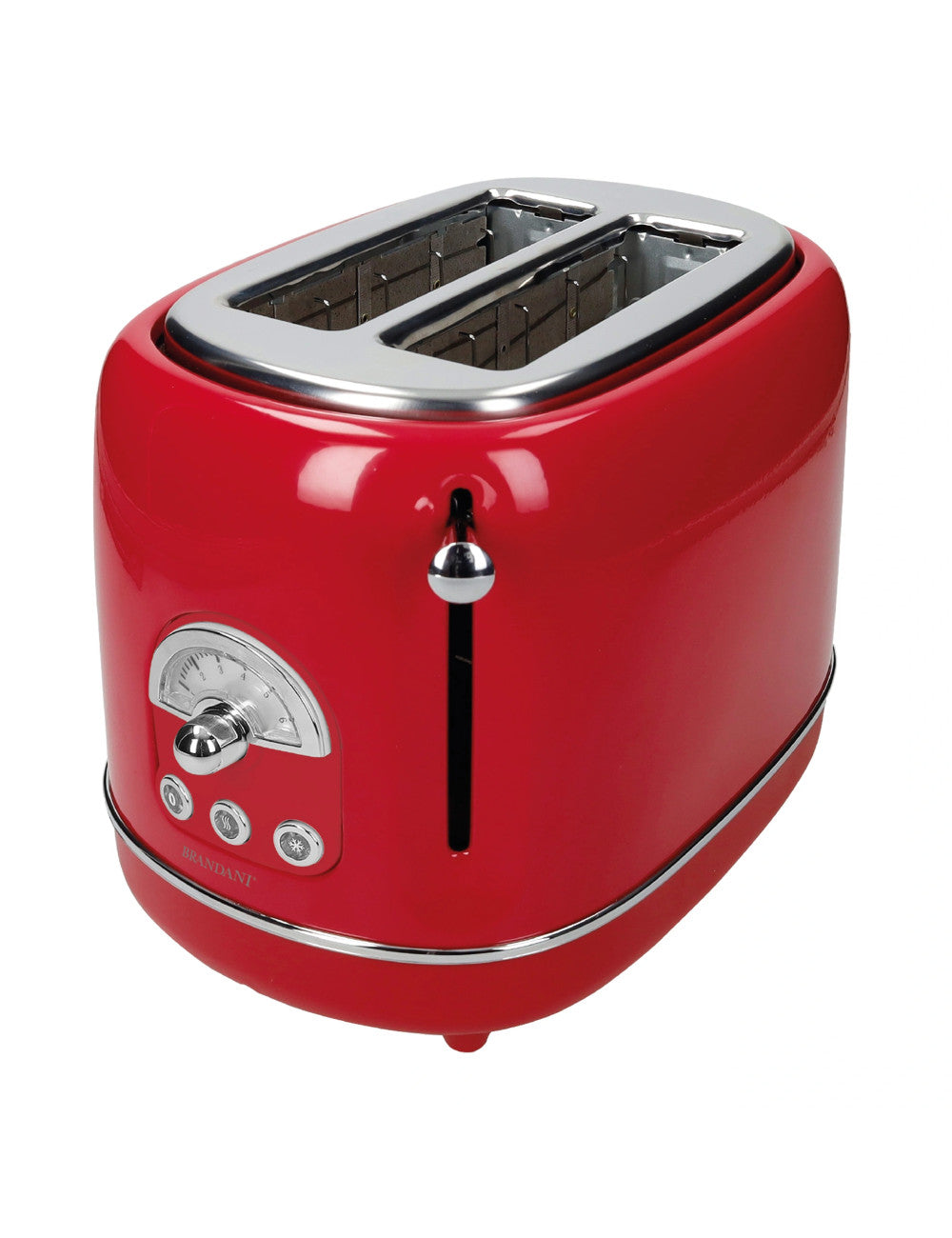 TOSTAPANE 1950 ROSSO ABS/INOX BRANDANI